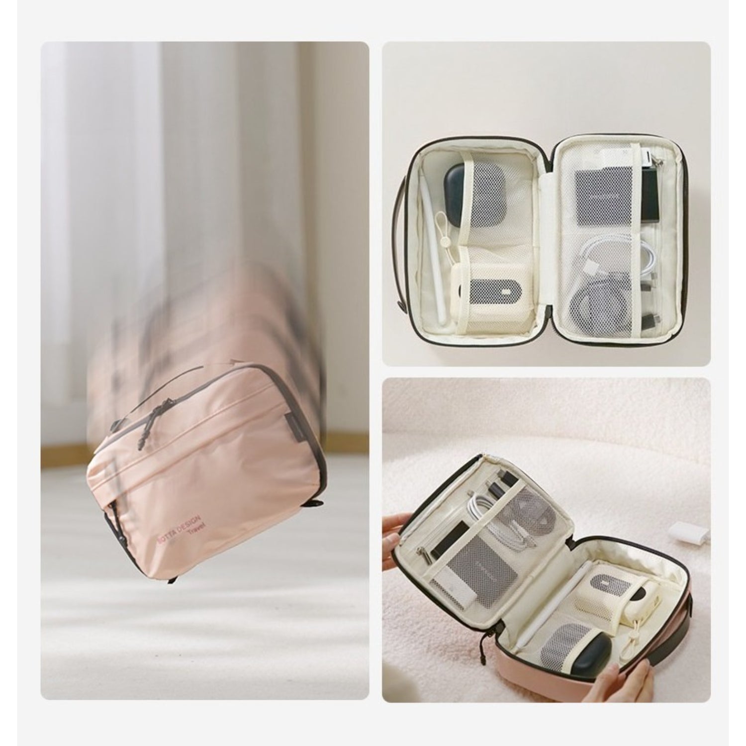 Soft - Structured Minimalist Tech Pouch - Thestillmoving.com