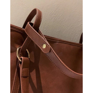 Spacious Structured Canvas Day Tote - Thestillmoving.com