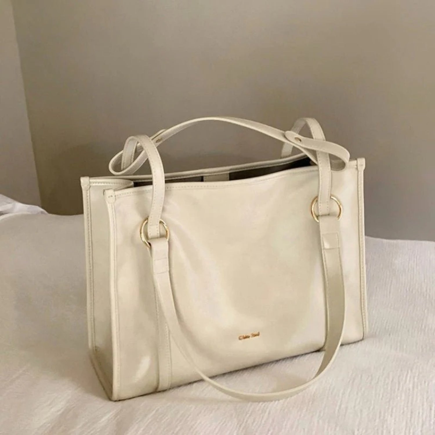 Spacious Structured Canvas Day Tote - Thestillmoving.com