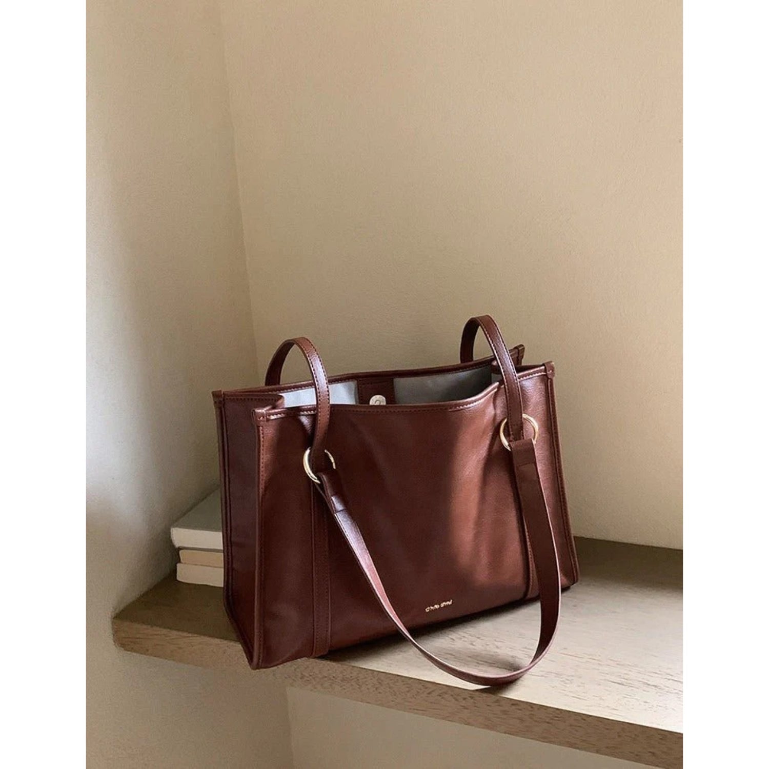 Spacious Structured Canvas Day Tote - Thestillmoving.com