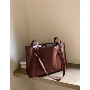 Spacious Structured Canvas Day Tote - Thestillmoving.com