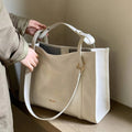 Spacious Structured Canvas Day Tote - Thestillmoving.com