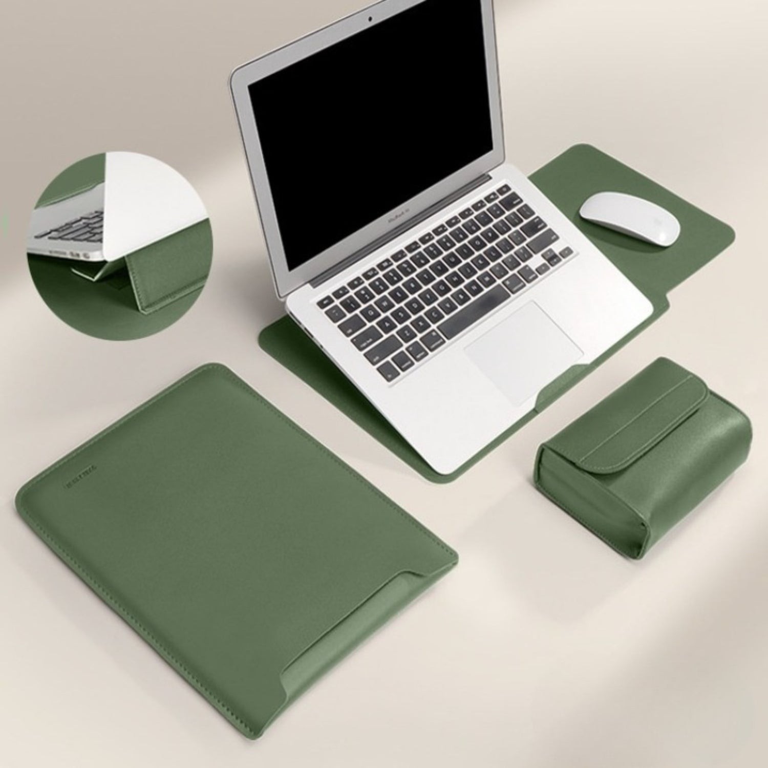 Stand & Mouse Pad 3 - in - 1 Laptop Sleeve - Thestillmoving.com