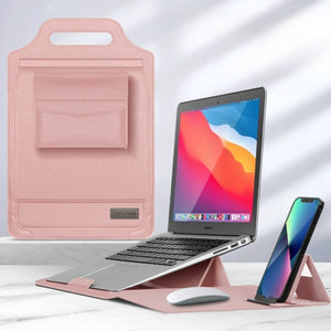 Stand, Mouse Pad & Protective 3 - in - 1 Laptop Sleeve - Thestillmoving.com