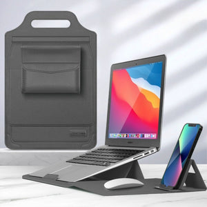 Stand, Mouse Pad & Protective 3 - in - 1 Laptop Sleeve - Thestillmoving.com