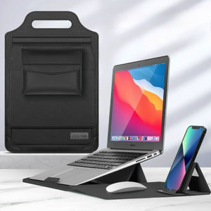 Stand, Mouse Pad & Protective 3 - in - 1 Laptop Sleeve - Thestillmoving.com