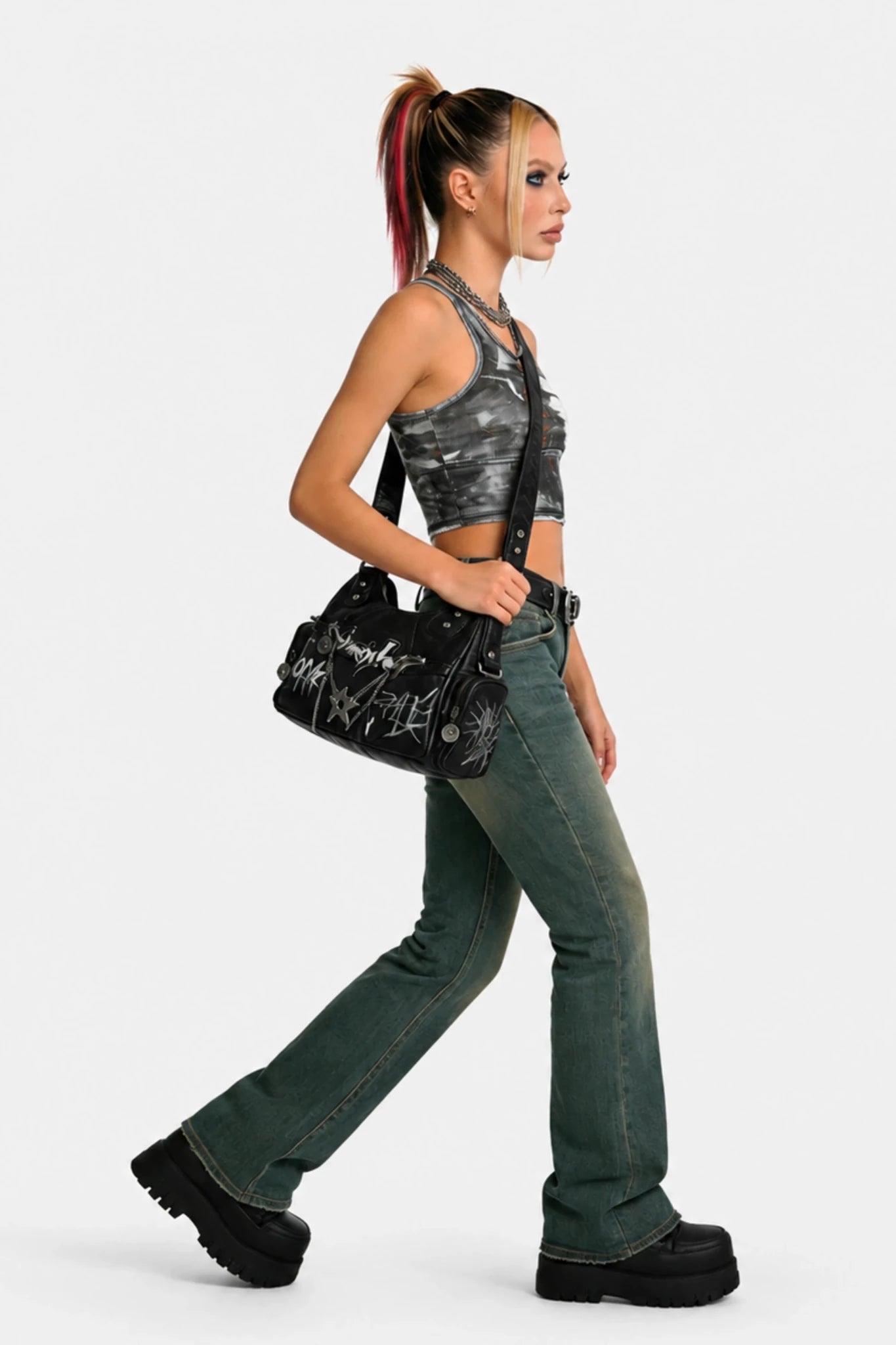 Static Graffiti Convertible Bag - Thestillmoving.com