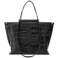 Structured Yet Soft Minimal Leather Day Tote - Thestillmoving.com