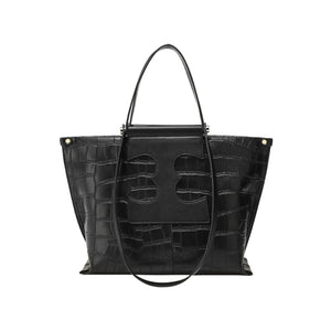 Structured Yet Soft Minimal Leather Day Tote - Thestillmoving.com