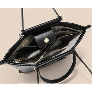 Structured Yet Soft Minimal Leather Day Tote - Thestillmoving.com