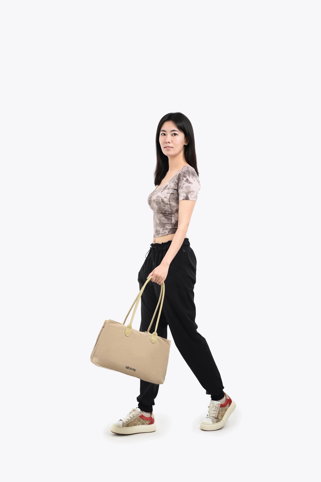 Stylish Organized Everyday Tote (Beige&Yellow) - Thestillmoving.com