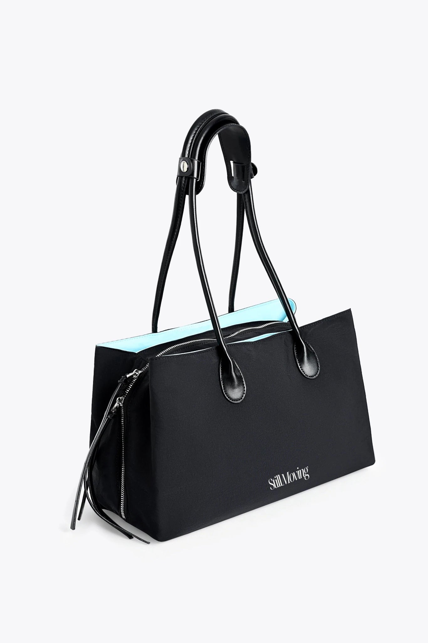 Stylish Organized Everyday Tote (Black&Blue) - Thestillmoving.com