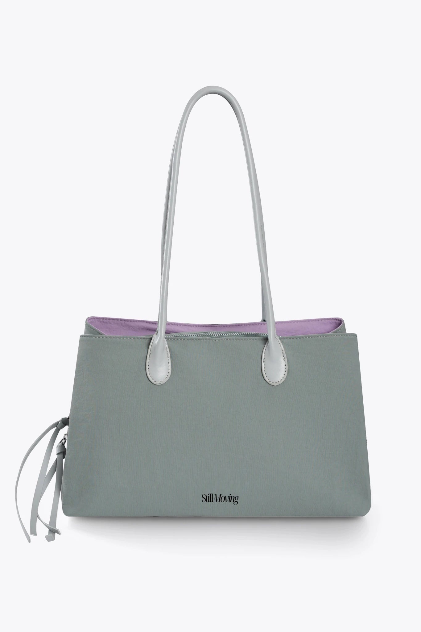 Stylish Organized Everyday Tote (Grey&Purple) - Thestillmoving.com