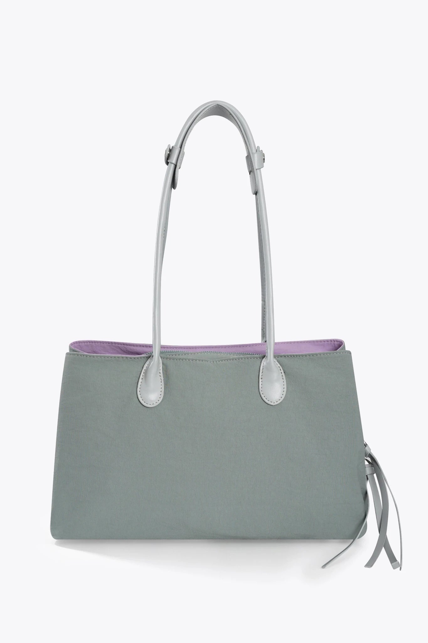 Stylish Organized Everyday Tote (Grey&Purple) - Thestillmoving.com