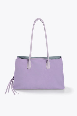 Stylish Organized Everyday Tote (Lavender&Grey) - Thestillmoving.com