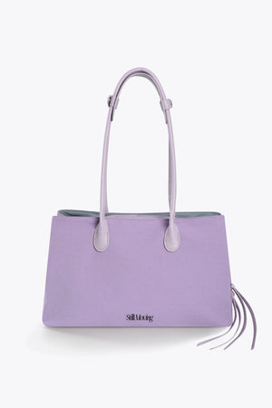 Stylish Organized Everyday Tote (Lavender&Grey) - Thestillmoving.com