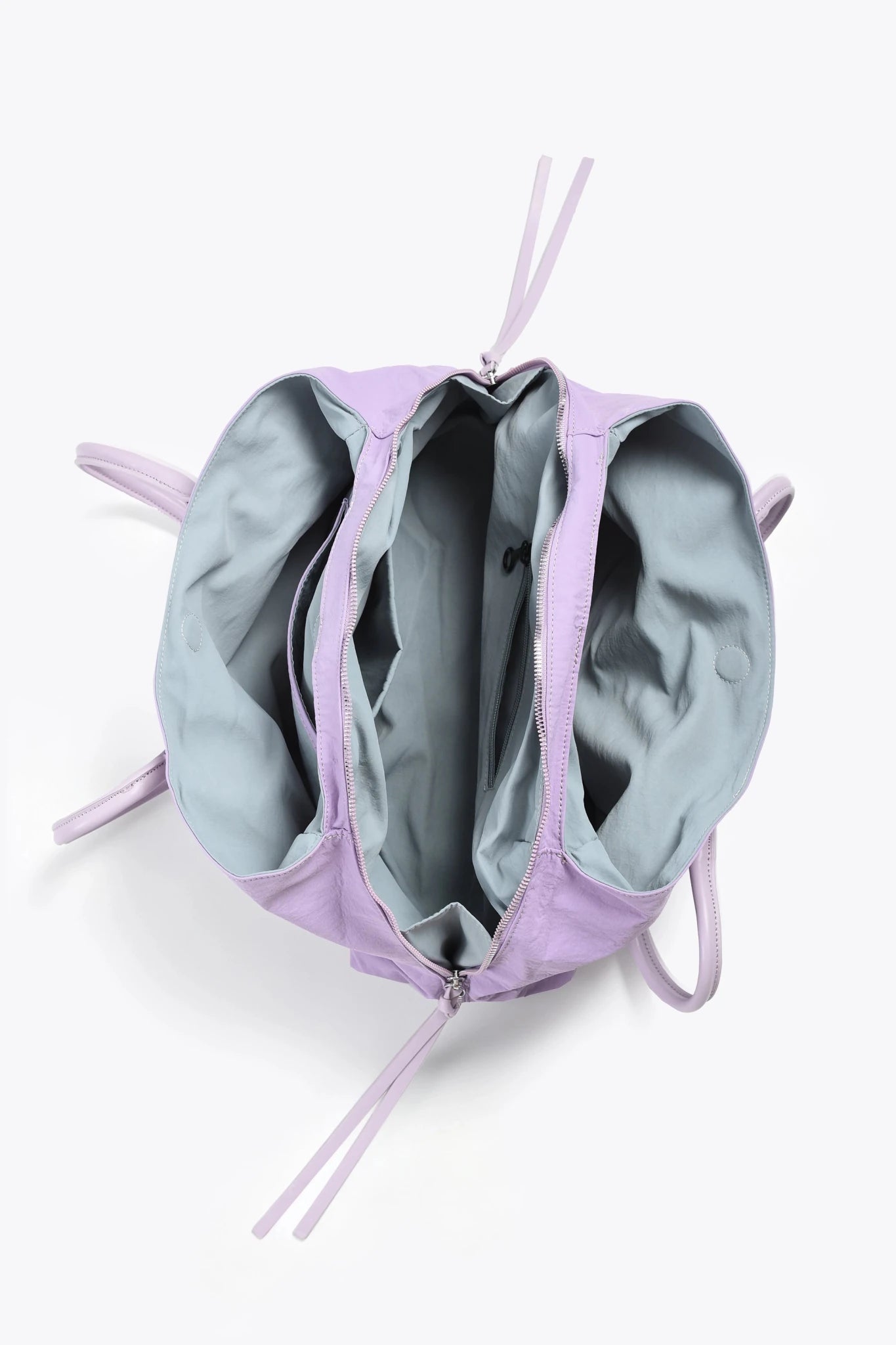 Stylish Organized Everyday Tote (Lavender&Grey) - Thestillmoving.com