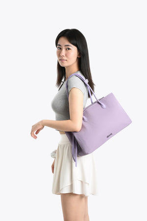 Stylish Organized Everyday Tote (Lavender&Grey) - Thestillmoving.com