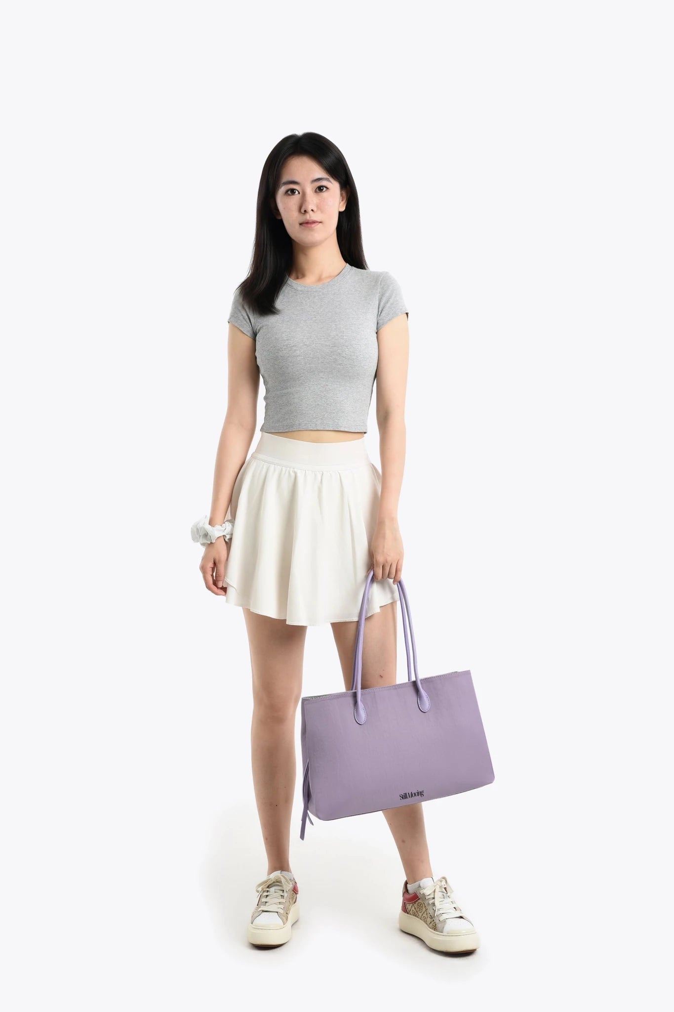 Stylish Organized Everyday Tote (Lavender&Grey) - Thestillmoving.com
