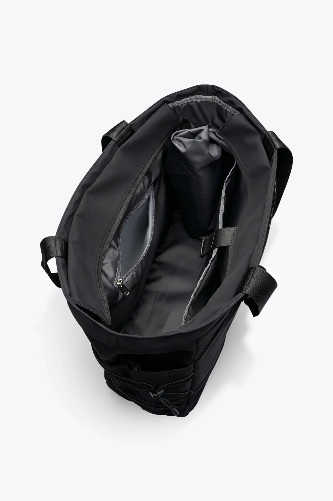 Workout & Short - trip Tote (Black) - Thestillmoving.com