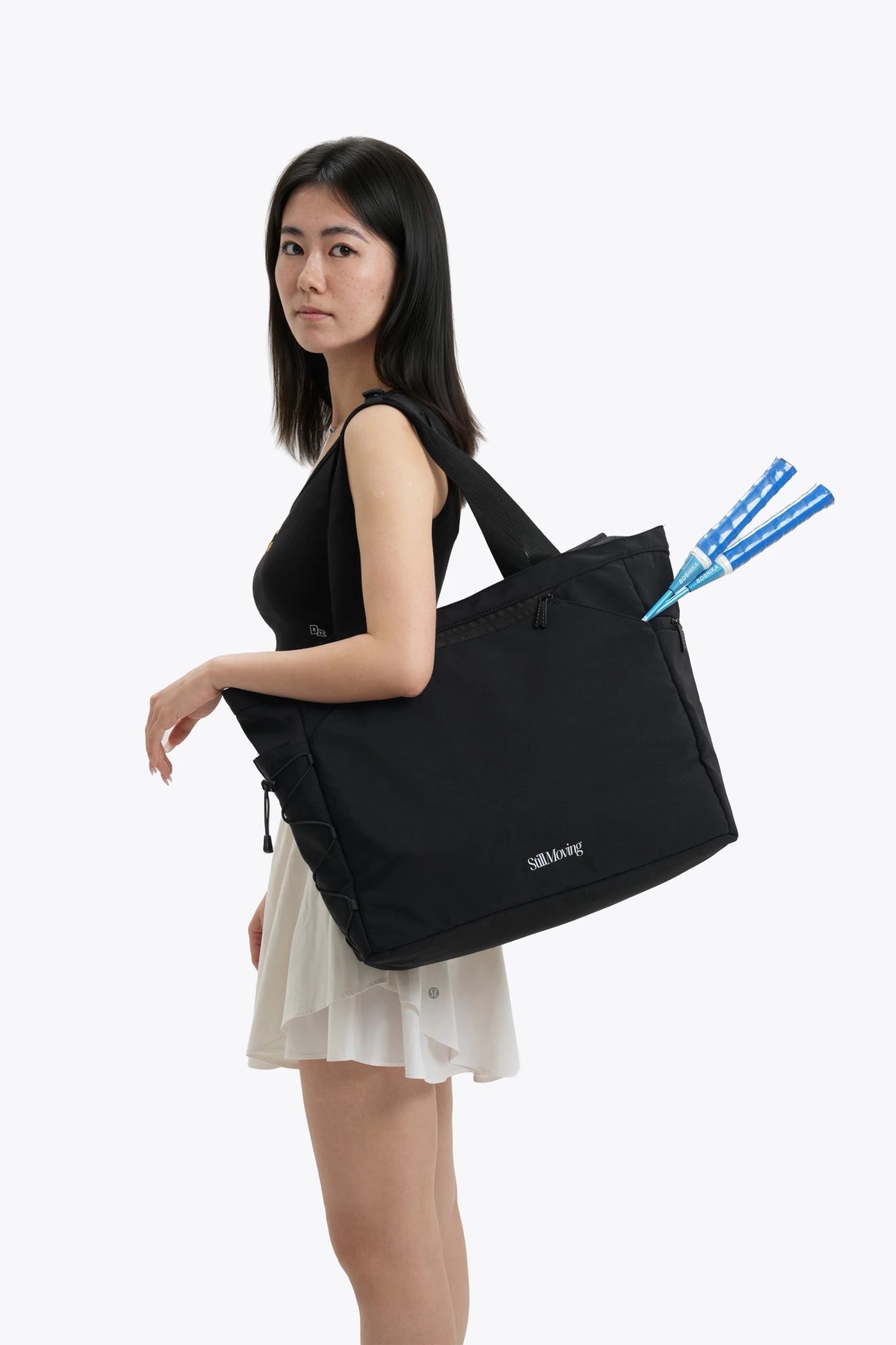 Workout & Short - trip Tote (Black) - Thestillmoving.com