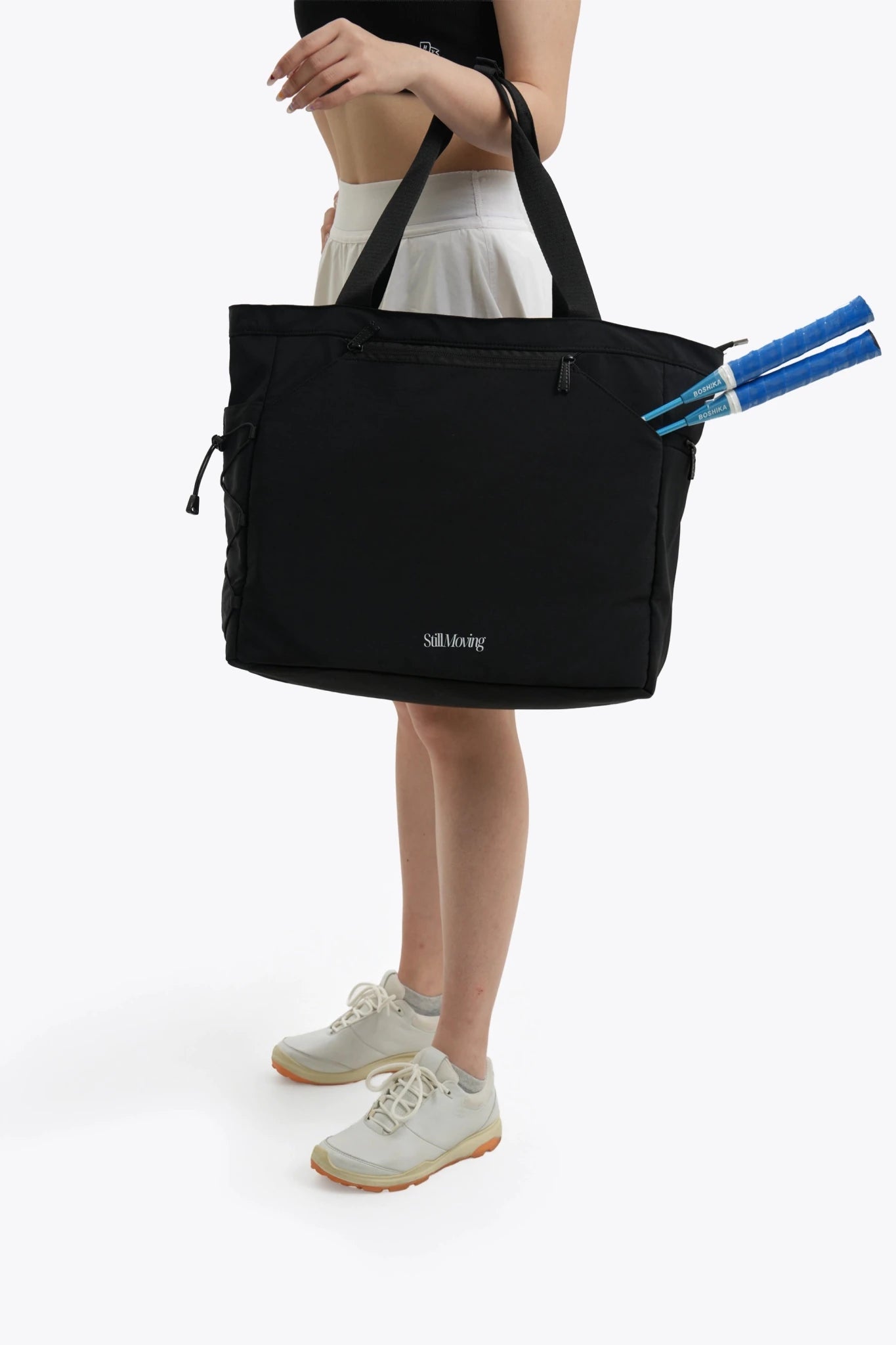 Workout & Short - trip Tote (Black) - Thestillmoving.com
