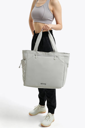 Workout & Short - trip Tote (Gray) - Thestillmoving.com