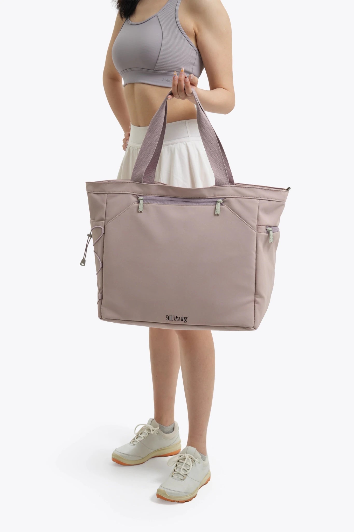 Workout & Short - trip Tote (Pink) - Thestillmoving.com